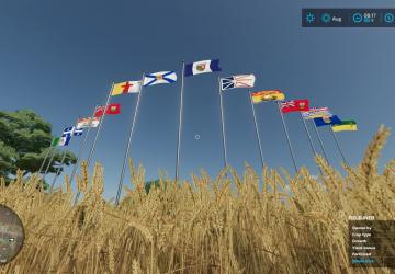 Canadian Provinces & Territories Flags Packv1.0.0.0 для Farming Simulator 2022