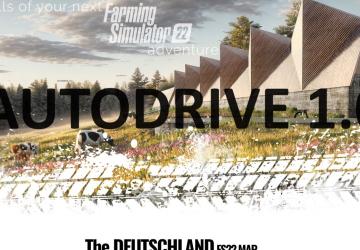 Autodrive Deutschland Mapверсия 1.0.0.0 для Farming Simulator 2022