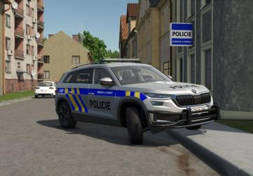 Skoda Kodiaq (czech police)версия 1.0.0.0 для Farming Simulator 2025