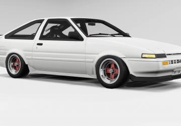 Toyota AE86версия 1.0 для BeamNG.drive (v0.27.x)
