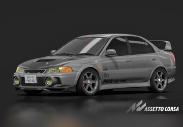 Mitsubishi Lancer Evolution IV GSR TougeZILLAv0.94 для Assetto Corsa