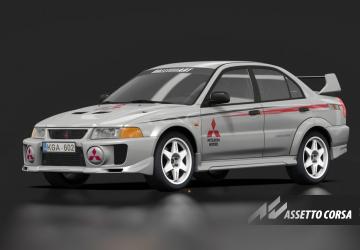 Mitsubishi Lancer Evolution V RS Stage 1v0.94 для Assetto Corsa