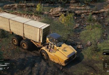 CAT 745Cверсия 1.0 для SnowRunner (v4.9)