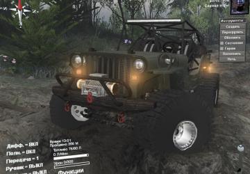Jeep Willysверсия 1 для SpinTires (v03.03.16)
