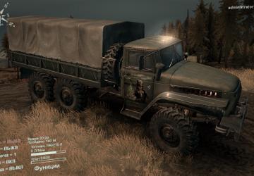 Скин «Хозяин тайги» для Урал-4320версия 1.0 для SpinTires (v03.03.16)