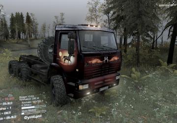 Текстура Камаз-6520/6522версия 1 для SpinTires (v03.03.16)