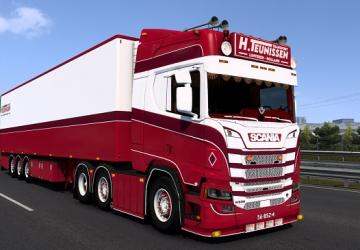 Scania R530 & Chereau H.Teunissenверсия 2.0 для Euro Truck Simulator 2 (v1.49.x)