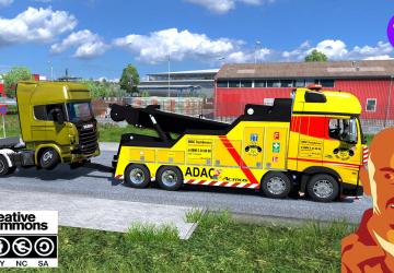 Mercedes-Benz MPIV Crane Truckверсия 1.7 для Euro Truck Simulator 2 (v1.49.x)