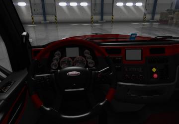 Platinum interior Peterbilt 567 GTMверсия 1.0 для American Truck Simulator (v1.35.x)