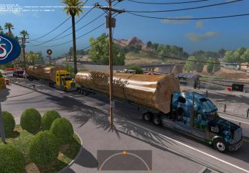 Прицеп с Баобабом в трафикверсия 1.0 для American Truck Simulator (v1.35.x, - 1.37.x)