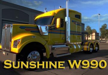 Скины для Kenworth W990 edited by Harvenv1.0 для American Truck Simulator (v1.35.x)