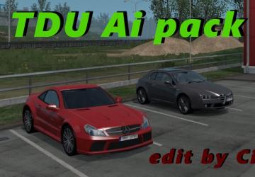 TDU Traffic Pack + Soundsверсия 1.2 для American Truck Simulator (v1.35.x, 1.36.x)