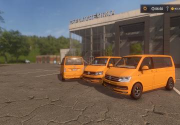 Volkswagen T6 Multivanверсия 0.5 для Farming Simulator 2017 (v1.4.4+)