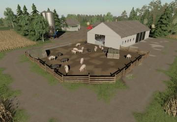 A Barn With A Pigsty For Pigsверсия 1.0.0.0 для Farming Simulator 2019