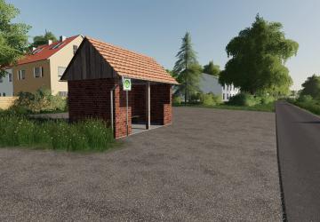 Rural Bus Stop (Prefab*)версия 1.0.0.0 для Farming Simulator 2019