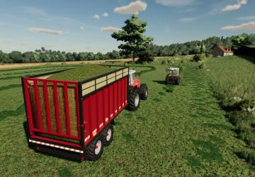 18 foot silage trailerверсия 1.0.0.0 для Farming Simulator 2022