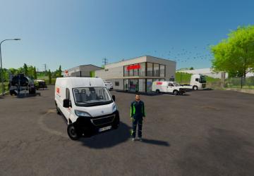 Peugeot Boxer (workshop)версия 2.0.0.1 для Farming Simulator 2022