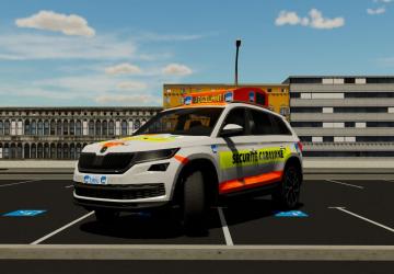 Skoda Kodiaq Tour de France End of Caravanv1.0.0.0 для Farming Simulator 2022