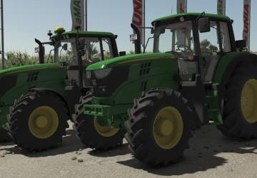 John Deere 6M Medium Frame Series 2011версия 1.0.0.1 для Farming Simulator 2025