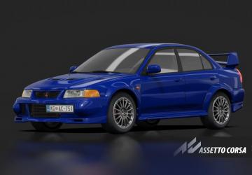 Mitsubishi Lancer Evolution VI GSRверсия 0.94 для Assetto Corsa