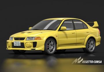 Mitsubishi Lancer Evolution V GSRверсия 0.94 для Assetto Corsa