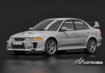 Mitsubishi Lancer Evolution V GSRверсия 0.94 для Assetto Corsa