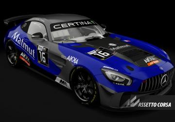 FFSA AMG GT4 AKKA ASP Teamверсия 1.0 для Assetto Corsa