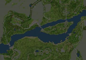 Карта «Китай Остров»версия 1.01 для Spintires: MudRunner (v10.06.19)