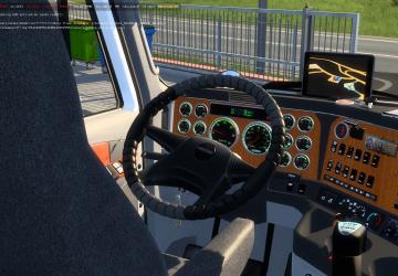 Стандартный руль для «Freightliner Century & Columbia C 120»v1.2 для Euro Truck Simulator 2 (v1.49.x.)
