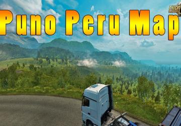 Карта «Puno Peru»версия 2.1 для Euro Truck Simulator 2 (v1.49.x)