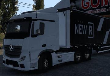 Mercedes Benz Actros 2020 BRверсия 1.0 для Euro Truck Simulator 2 (v1.49.x)