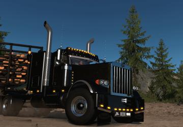 JF Logging Lifted Addon for Peterbilt 389 Modifiedv1.0 для American Truck Simulator (v1.35.x, - 1.38.x)