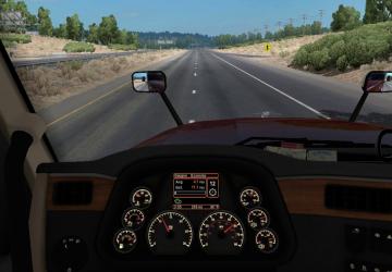 Dashboard+Sound for Peterbilt 567версия 1.1 для American Truck Simulator (v1.35.x, - 1.39.x)