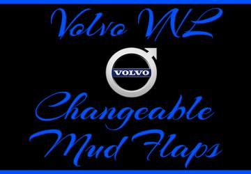 Volvo VNL Changeable Mud Flapsверсия 1.0 для American Truck Simulator (v1.35.x)