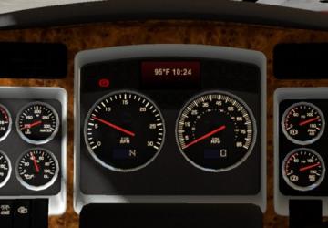 GTM Team T800 & W900B Custom Dashboard Computersv1.1 для American Truck Simulator (v1.35.x, - 1.39.x)