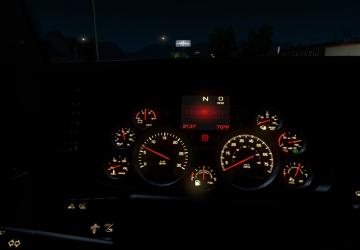 Приборная панель для Kenworth T680версия 2.1 для American Truck Simulator (v1.35.x, - 1.38.x)