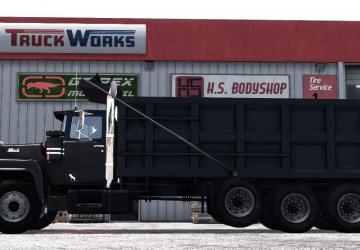 Custom Mack R Dump Truck/Flatbed Addonверсия 1.0 для American Truck Simulator (v1.33.x, - 1.35.x)