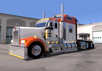 Kenworth W900 Aero Cab Customверсия 1.0 для American Truck Simulator (v1.32.x, - 1.35.x)