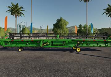 John Deere Draper 645 FDверсия 1.0.0.0 для Farming Simulator 2019