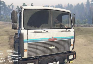 Текстура стекла для МАЗ-6317версия 22.03.18 для SpinTires (v03.03.16)