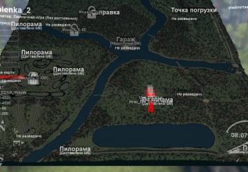 Карта «Поездка на речку Оленка-2»версия 1.0 для SpinTires (v03.03.16)