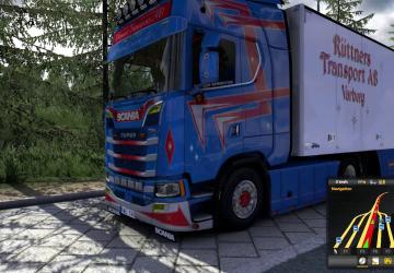 New Gen Scania V8 Open Pipe Sound Modверсия 2.0 для Euro Truck Simulator 2 (v1.49.x)