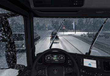 Nice Winter Addon for Frosty Winter Weather Modv2.0 для Euro Truck Simulator 2 (v1.49.x)