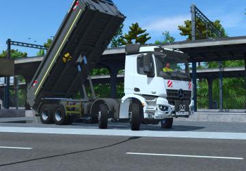 Mercedes Arocs 8x8версия 1.1.0.0 для Farming Simulator 2025