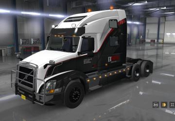 Скины «Express» для Volvo VNL 730, 780версия 1.0 для American Truck Simulator (v1.31.x, - 1.35.x)