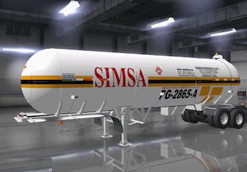 Gas Trailer Ownedверсия 1.0 для American Truck Simulator (v1.33.x, - 1.37.x)