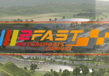 Карта «2Fast Motorsports Complex»версия 2.1.6 для BeamNG.drive