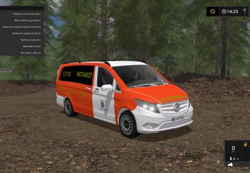 Mercedes-Benz Vito 2016версия 1.0 для Farming Simulator 2017 (v1.5.3.1)