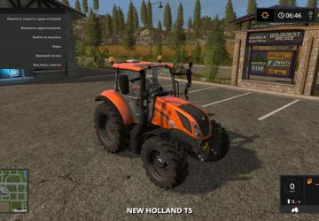 New Holland T5 Gamling Editionверсия 1.0.0.0 для Farming Simulator 2017 (v1.5.3)