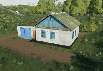 Дом в русском стилеверсия 1.0 для Farming Simulator 2019 (vFarming Simulator 19)